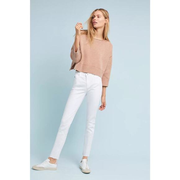 Adriano Goldschmied The Stevie Ankle Jeans White Size 29 - Picture 3 of 8